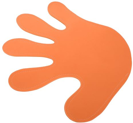 DOITOOL Mano de Eva Naranja Grande para Animar Eventos Deportivos, Porristas y Fiestas, Accesorio Ligero y Portátil para Apoyo en Conciertos y Competiciones – Suministros para Fiestas