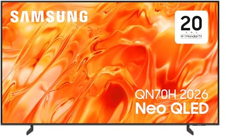Samsung Smart TV 43-tums QN70H Mini LED Neo QLED 4K, Quantum Mini LED, Real QLED 100% färgvolym, Crystal 4K-processor, AI-optimerad Motion Xcelerator, Vision AI Companion [2026]