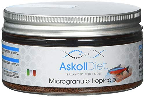 Askoll 280499 diet fiskfoder för tropicale, storlek S