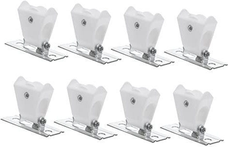 Homoyoyo 8 Pièces Poulie D'Obturation Petite Poulie De Cordon Serrure De Cordon pour Stores Romains Poulie De Verrouillage De Store Romain Rideaux Plissés Stores Vénitiens Stores De