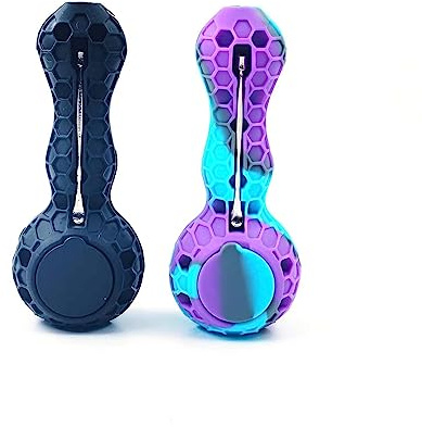 2 pcs Silicone Smoking pipes Smoking Tobacco Pipes