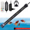 Aquarium Beleuchtung, 10W 24/7 Vollspektrum Modus Aquarium Lampe LED mit Timer, Tag- und Nachtmodus und DIY-Modus mit 7 Farben für Wasserpflanzen und Süßwasser-Aquarien