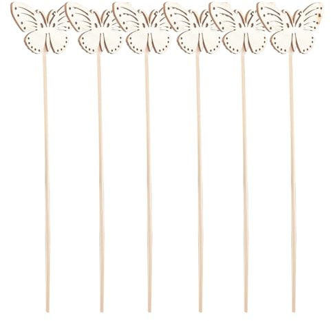 Zerodeko 10Pcs Butterfly Reed Diffuser Sticks Aromatherapy Decorative Rattan for Home Office Spa Relaxation Fragrance Accessories