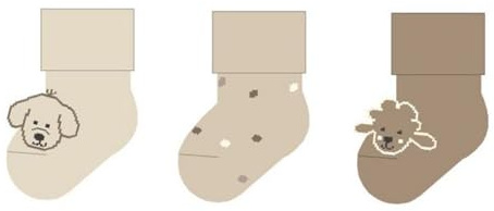 Sterntaler Erstlingssocken 3er Pack Unisex – Baby Socken Bauernhof mit Umschlag und Innenfrottee – hoher Baumwollanteil – Neugeborenen Söckchen – natur meliert, Gr. 0