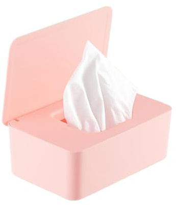 Evember Portatoallitas Húmedas, Porta Toallitas para Bebé, Estuche Reutilizable para Almacenar Papel Tisú en Baño, Cocina, Dormitorio, Sala, Habitación Infantil y Hogar