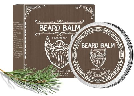 Cera Para Barba Hombre - 30g Acondicionador para Barba,Acondicionador Control De Frizos Cuidado Post Afeitado Rutina Diaria