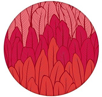 Gräflich Münster'sche Manufaktur Rote Streifentapete mit Feder Motiv passt zu Farben von Scala - Vlies Tapete Streifen - GMM Design Deko für edle Wände (H: 3m B: 46,5cm)