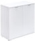 CASARIA® Alba Sideboard | 2 Doors | 71x74x35cm | Height Adjustable Shelf | Modern Side Cabinet | Versatile Storage Unit | Wooden Bookcase Study Office Multi-Purpose | White