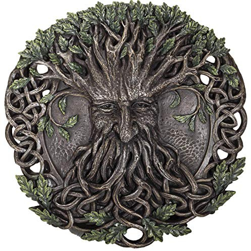 Pacific Giftware Wandrelief Greenman Magischer Wald | Keltische Knoten Eichenbaum Wanddeko