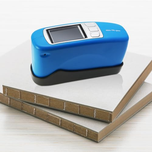 Gloss Meter Angle Three 20/60/85 Degree Gloss Tester Surface Gloss Measurement for Paint, Plastic Building Materials Precise Glossmeter Measurement with Measuring Range Up to 2000GU (Model AMT603)