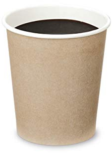 Carton de 1000 gobelets carton kraft 4OZ