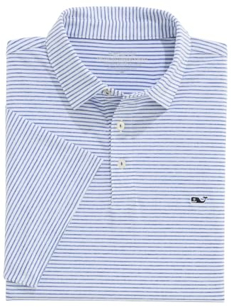 Vineyard Vines Boys Bradley Stripe Sankaty Polo Shirt