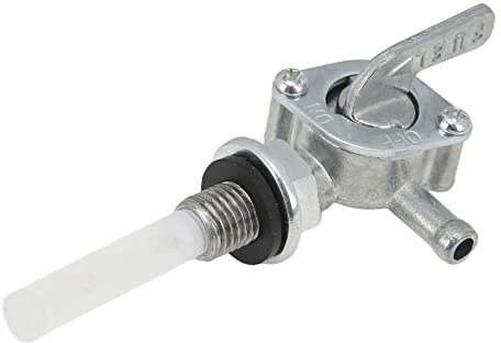 Vanne de Réservoir de Carburant du Moteur, M10x1.25 Moteur en Métal Petcock Interrupteur de Réservoir de Carburant Vanne D'arrêt Robinet D'essence 28-1783-V pour GX160/170F/168 Véhicules