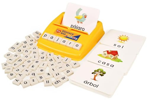 BOHS Juego Divertido de alfabetización española (Paquete de 6) – Suministros a Granel – Juguetes educativos de Aprendizaje de Idiomas preescolares