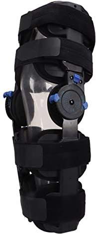 Rodillera Postoperatoria para Estabilización de Recuperación, Protector Inmovilizador de Ortesis de Soporte de Rodilla con Bisagras Ajustable para Hombres y Mujeres