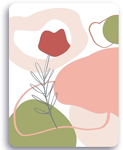 Audimi Tapis de Souris 15x20 cm, Mini Tapis de Souris pour Souris sans Fil Voyage Bureau Ordinateur Portable des Roses