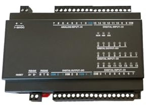 Adaptador Serial a Ethernet CWT-MB308T 8AI+16DI+6DO RS485 RS232 Ethernet Modbus Rtu TCP Módulo de adquisición Io (Color : I-V-485)