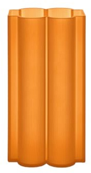 VASO OKRA ALTO 0158401 KARTELL ORANGE