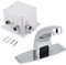 Robinet à Capteur sans, Robinet de Salle de Bain avec Boîtier de Commande, Robinet à Capteur Infrarouge Automatique, Robinet en Alliage de Zinc et en Laiton, Finition