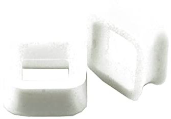 Bcughia Piercing Tunnel Silikon 12mm Ohr Plug Flesh Tunnel Quadrat Form Ohr Tunnel Set, 2 Stück