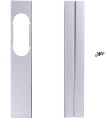 Kit di scorrimento per finestre elastiche,Kit di tenuta universale per aria condizionata portatile,Tubo di scarico con accoppiatore, di ventilazione AC regolabile per finestre scorrevoli