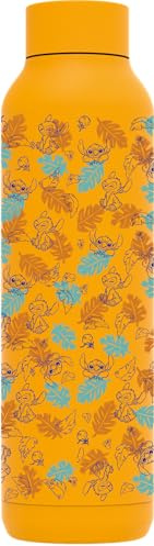 Quokka Borraccia termica in acciaio inox Solid Amber Yellow 630 ml Stitch Tropical