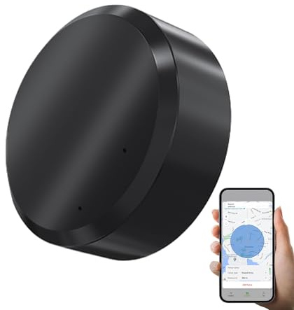 Traceur GPS Magnétique pour Voiture - Traceur Magnétique Puissant GPS Tracker Dispositif De du Véhicule Localisateur sans Abonnement | en Temps Réel pour, Camions Et Sécurité