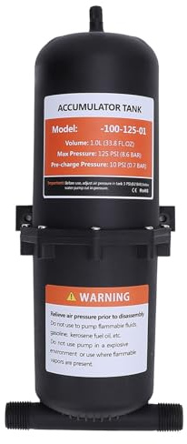 Haofy Accumulatore per Stivali -RV, 1L di Stampa Costante, Accumulatore Pre -tensione, Pressione della Pompa 125psi