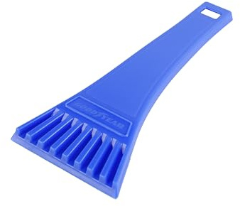 Goodyear Raschietto per Ghiaccio e Neve Piccolo Eco. Compatto, Leggero e Facile da Riporre. Entra in Tasche e Vano Portaoggetti. Raschietto Parabrezza Ergonomico in PP. AntiGraffio