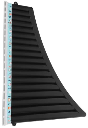 MAGICLULU Panflöte 18 Röhren C-dur Musikinstrument für Anfänger Tragbar mit Vollem Klang und Einfachem Spielen für Musikunterricht