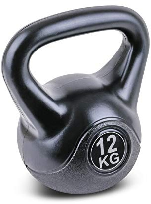 trenas Basic Kettlebell aus Kunststoff | 2 kg bis 20 kg | Kugelgewicht | Kugelhantel | Gewichtstraining | Kettle Bell