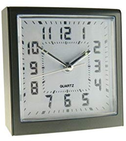 Technoline Jumbo-Wecker Modell E SENIOREN-Wecker XL ca. 10x10 cm stillvoller Design-Wecker