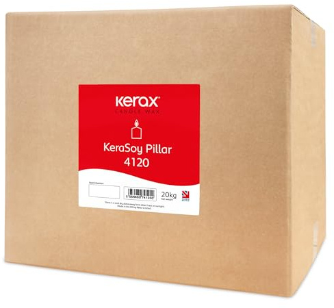 Sojawachs Kerasoy 4120 für Stumpenkerzen 20kg Kerzenwachs zu gießen