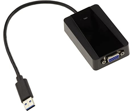 KALEA-INFORMATIQUE Carte Graphique Externe USB3 vers VGA avec Support écrans Larges et résolution 2048x1152 USB 3.0 5G