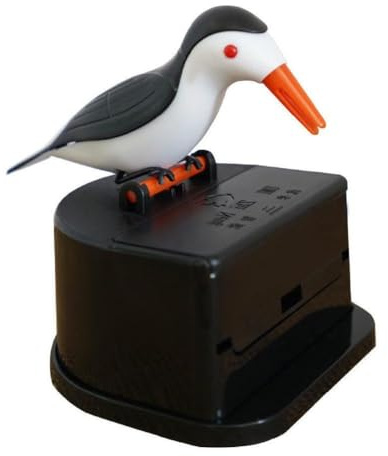 Little-Bird Zahnstocherspender, lustiger Push-Typ-Zahnstocherhalter in Vogelform, Press-Typ, Zahnstocherhalter für Zuhause, Zahnstocherbox