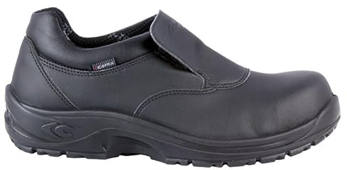 COFRA FLAVIUS S2 FO SR Talla Mocasín Tess.Negro Zapatos de Trabajo de Seguridad Zapato de Seguridad para Industria Alimentaria, Negro , 43/47 EU