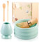 5 Piezas Te Matcha Kit, Matcha Whisk, Matcha Kit, Matcha Set Con Cuenco Matcha, Batidor De Matcha, 2 Cuchara Matcha, Soporte Para Batidor Matcha, Juego De Batidor Matcha Para Café Matcha En Polvo