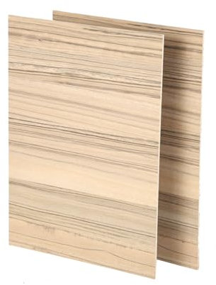 Contreplaqué 3mm, Plaque Bois Brut, Contre-Plaqué Traité au Laser, 4 pièces Contreplaqué de noyer Bassen 1/8 11,8'' x 8,46'' Bois inachevé pour gravure laser Découpe CNC