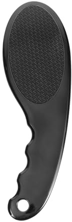 DEARMAMY Pies Removedor de Callos Suavizante para Pies de Color Negro Material de Plástico Función de Raspador de Piel Muerta para Uso Spa