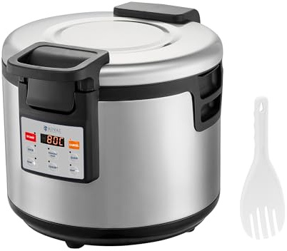 Royal Catering Chauffe-riz - 26 l - réglage numérique de la température : 40 - 80 °C Yaourtière Chauffe-soupe Chauffe-plat électrique