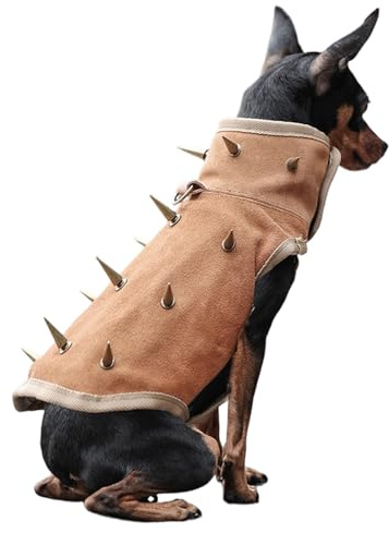 Hunde-Spike-Weste | bärbarer högerkostüm | Hundegeschirr-skyddsväst med abnehmbaren Spikes | För att din säkerhet när du vandrar på fritiden