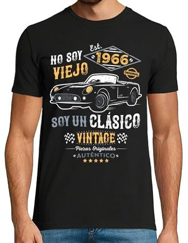 latostadora Camisetas Regalo 60 Cumpleaños Hombre - Camiseta 60 Años Hombre - Camiseta 1966