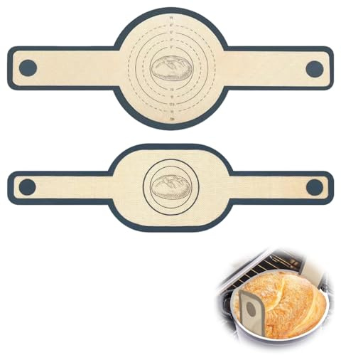 Tapetes de Silicona para Dutch Oven 2Pzs - Antiadherentes Reutilizables Resistentes al Calor - Alfombrillas de Hornear para Cocción Uniforme