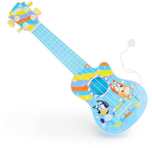 Toyland® 40 cm (16) Bluey La mia prima chitarra con plettro incorporato - Strumento musicale da accordare e suonare - Divertente giocattolo musicale per bambini - Età 3+