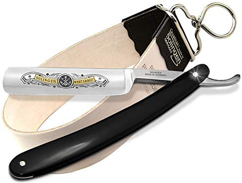 Solingen Rasiermesser Set Made in Germany Rasiermesser Streichriemen für eine gründliche Nassrasur