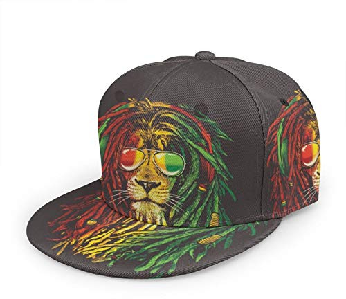 Oaieltj Casquette de baseball unisexe réglable à visière plate pour femmes et hommes, casquette de baseball hip-hop cool