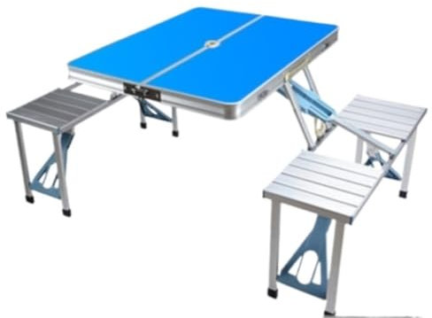ASHSDI Klapptisch Camping, Camping Klapptisch Aluminium Einteiliger Klapptisch Camping Grilltisch Outdoor Tragbarer Picknicktisch Kleiner Balkontisch (Color : C, Size : 1pc)