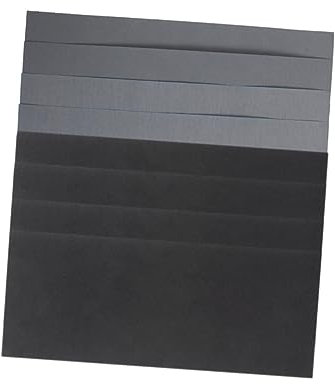 SEWOART 54 Stück Nass- Und Trocken-schleifpapier Aus Siliziumkarbid Für Holz, Metall, Wände, Möbel Schleifen Und Polieren Nass Und Trocken
