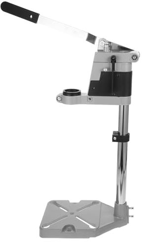 Artibetter Multifunctional Electric Drill Stand Heavy-duty Cast Base for Enhanced Stability Holder for Hand Drill Compatibility for Workbench and Repair Tasks