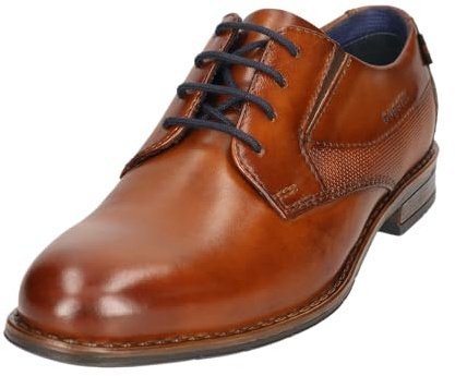bugatti Chaussures d'affaires à lacets pour homme, Cognac 6300, 42 EU Large
